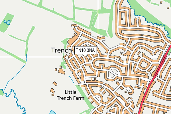 TN10 3NA map - OS VectorMap District (Ordnance Survey)
