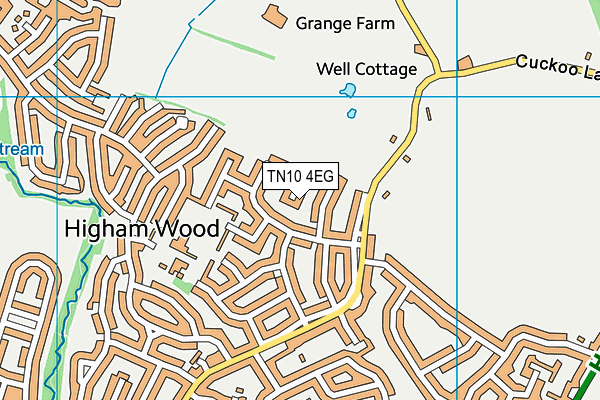 TN10 4EG map - OS VectorMap District (Ordnance Survey)