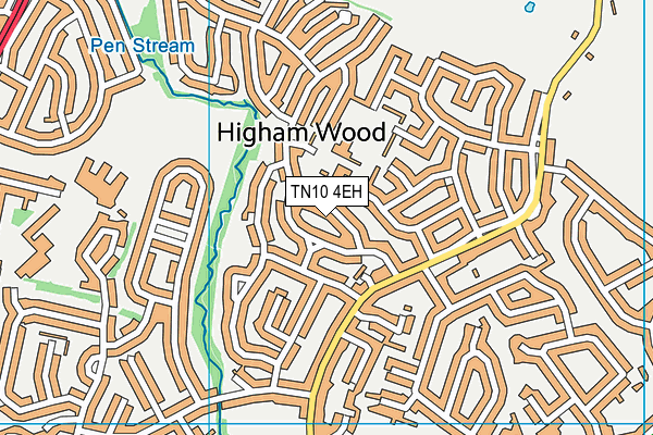 TN10 4EH map - OS VectorMap District (Ordnance Survey)