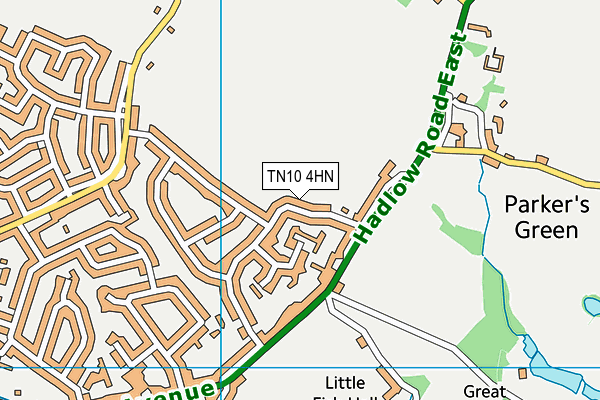 TN10 4HN map - OS VectorMap District (Ordnance Survey)