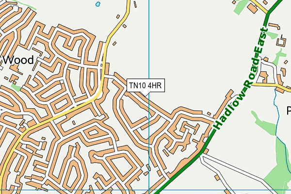TN10 4HR map - OS VectorMap District (Ordnance Survey)