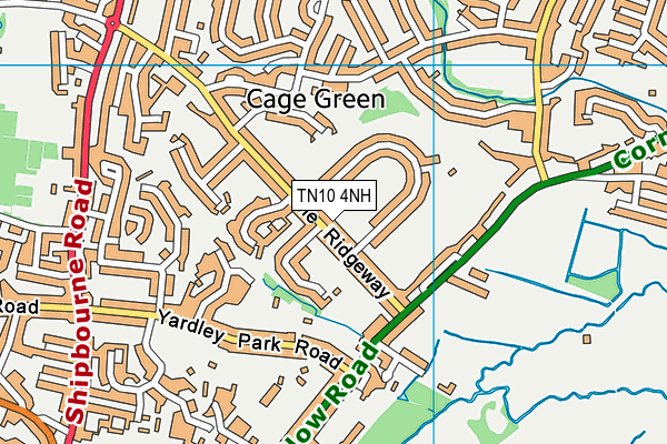 TN10 4NH map - OS VectorMap District (Ordnance Survey)