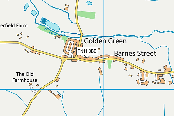 TN11 0BE map - OS VectorMap District (Ordnance Survey)