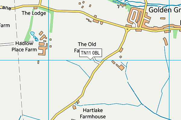 TN11 0BL map - OS VectorMap District (Ordnance Survey)