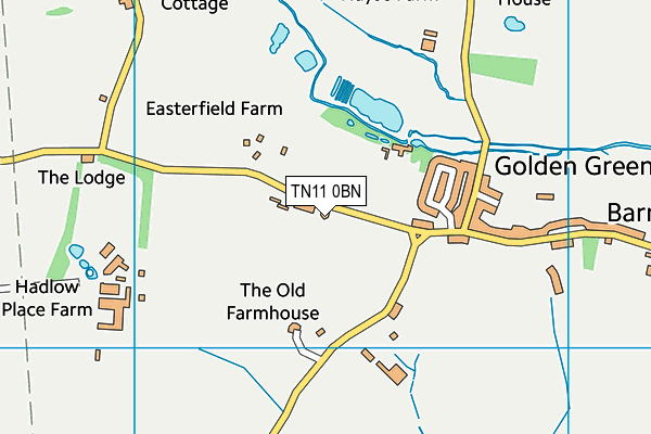 TN11 0BN map - OS VectorMap District (Ordnance Survey)