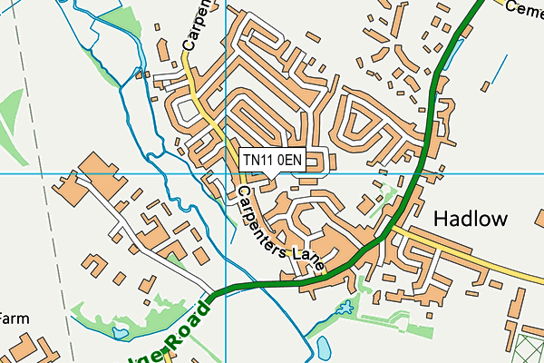 TN11 0EN map - OS VectorMap District (Ordnance Survey)