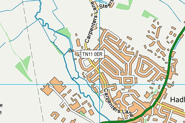 TN11 0ER map - OS VectorMap District (Ordnance Survey)