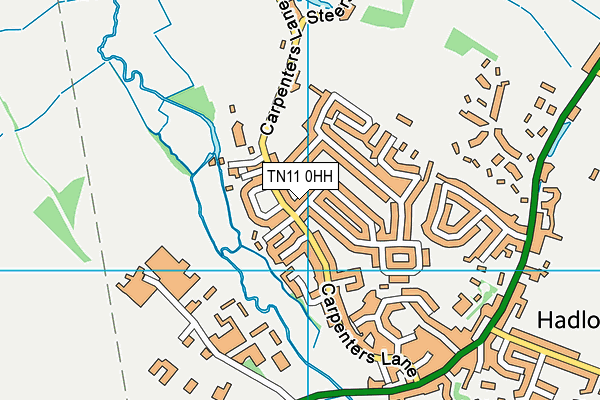 TN11 0HH map - OS VectorMap District (Ordnance Survey)