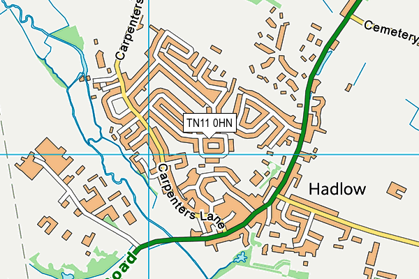 TN11 0HN map - OS VectorMap District (Ordnance Survey)