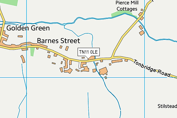 TN11 0LE map - OS VectorMap District (Ordnance Survey)