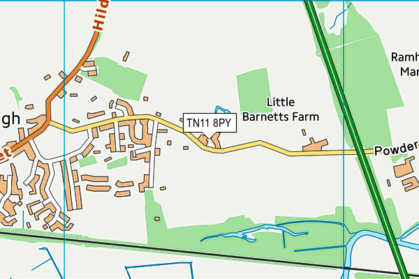 Map of D.N.H COMMERCIAL PROPERTIES LTD at district scale