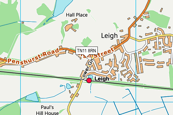 TN11 8RN map - OS VectorMap District (Ordnance Survey)