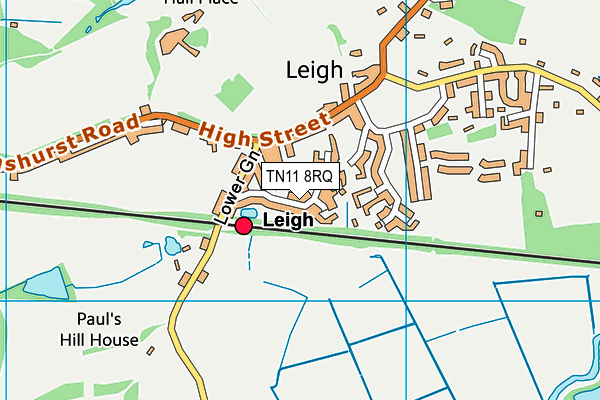 Map of THE JENNY HALL FAMILY PARTNERSHIP LLP at district scale