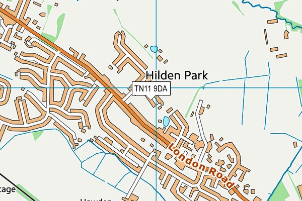 Map of OAKLANDS MECHANICAL LTD at district scale