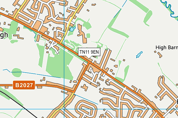 TN11 9EN map - OS VectorMap District (Ordnance Survey)