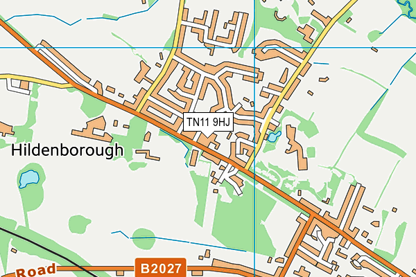 TN11 9HJ map - OS VectorMap District (Ordnance Survey)