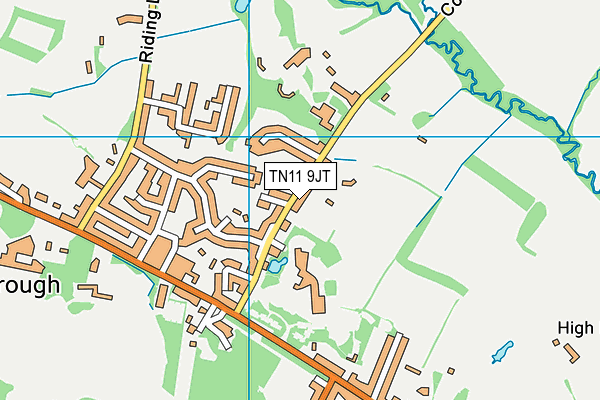 TN11 9JT map - OS VectorMap District (Ordnance Survey)