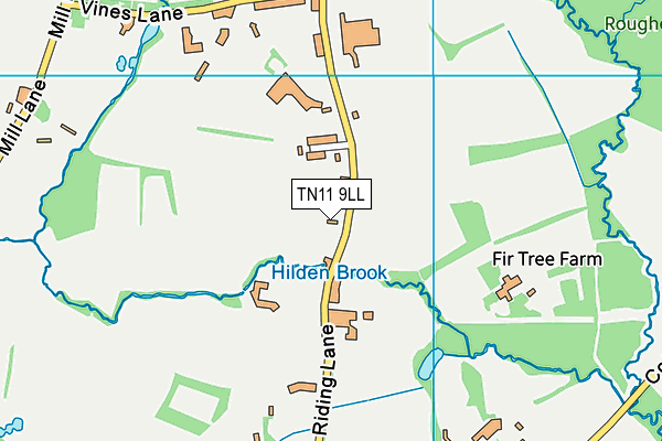 TN11 9LL map - OS VectorMap District (Ordnance Survey)