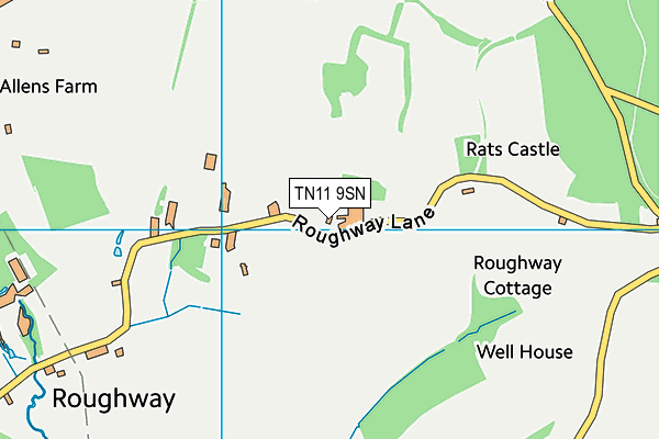 TN11 9SN map - OS VectorMap District (Ordnance Survey)