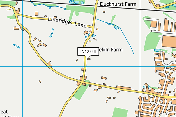 TN12 0JL map - OS VectorMap District (Ordnance Survey)