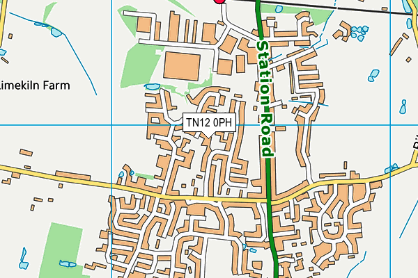 TN12 0PH map - OS VectorMap District (Ordnance Survey)