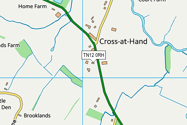 TN12 0RH map - OS VectorMap District (Ordnance Survey)