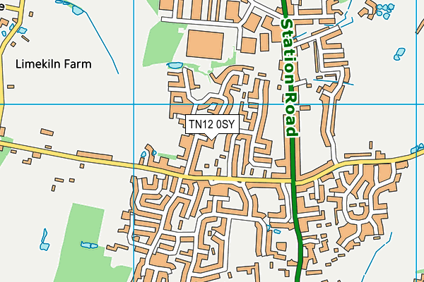 TN12 0SY map - OS VectorMap District (Ordnance Survey)