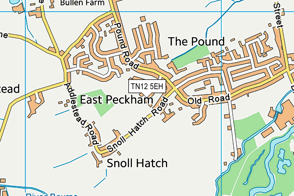 TN12 5EH map - OS VectorMap District (Ordnance Survey)