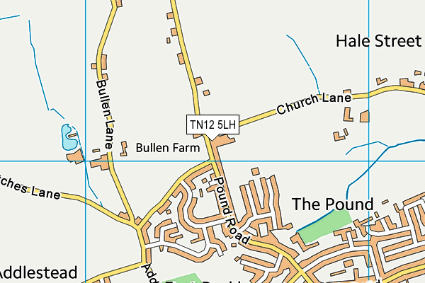 East Peckham Primary School map (TN12 5LH) - OS VectorMap District (Ordnance Survey)