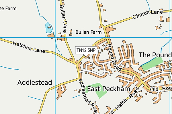 TN12 5NP map - OS VectorMap District (Ordnance Survey)