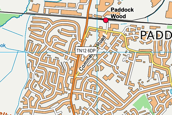 Map of PADDOCK WOOD GARAGE LIMITED at district scale