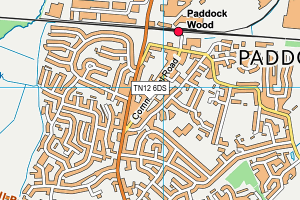 Map of THE SNACK SHACK PADDOCK WOOD LTD at district scale