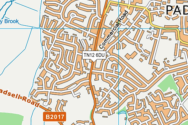 TN12 6DU map - OS VectorMap District (Ordnance Survey)