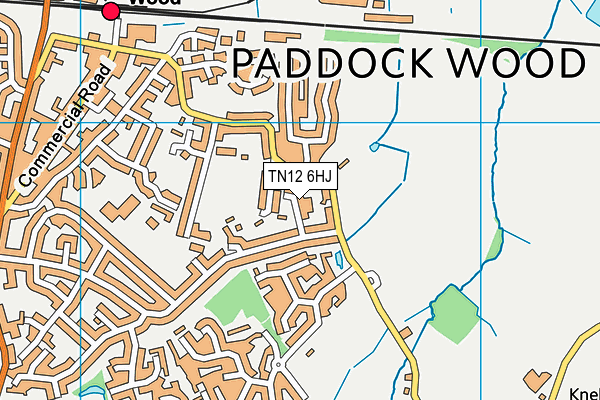 TN12 6HJ map - OS VectorMap District (Ordnance Survey)