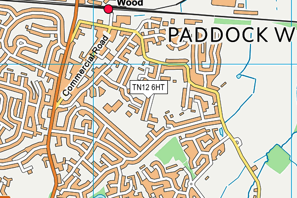 TN12 6HT map - OS VectorMap District (Ordnance Survey)