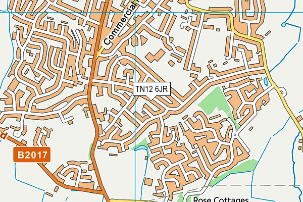 TN12 6JR map - OS VectorMap District (Ordnance Survey)