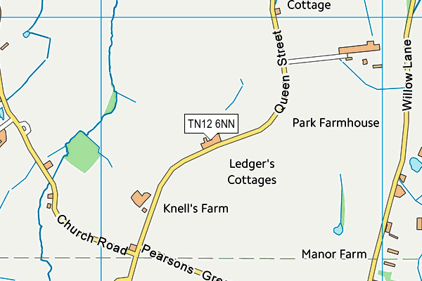 TN12 6NN map - OS VectorMap District (Ordnance Survey)