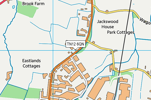 TN12 6QN map - OS VectorMap District (Ordnance Survey)