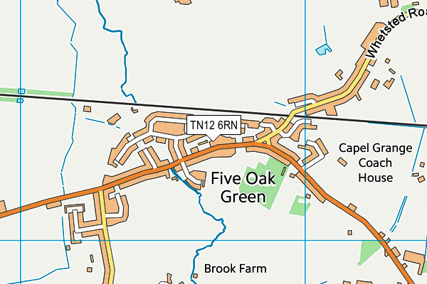 TN12 6RN map - OS VectorMap District (Ordnance Survey)