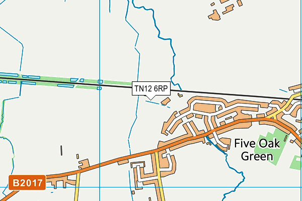 Capel Primary School map (TN12 6RP) - OS VectorMap District (Ordnance Survey)