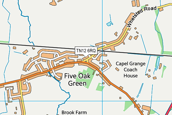 TN12 6RQ map - OS VectorMap District (Ordnance Survey)