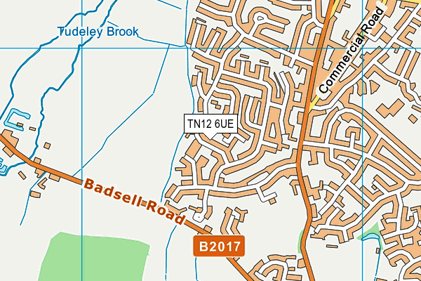 TN12 6UE map - OS VectorMap District (Ordnance Survey)
