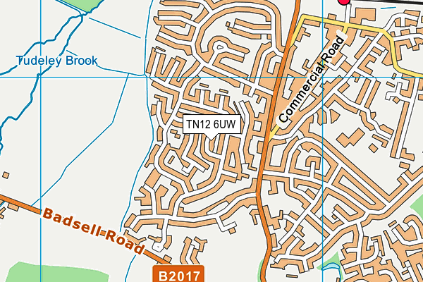 TN12 6UW map - OS VectorMap District (Ordnance Survey)