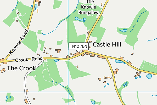 TN12 7BN map - OS VectorMap District (Ordnance Survey)