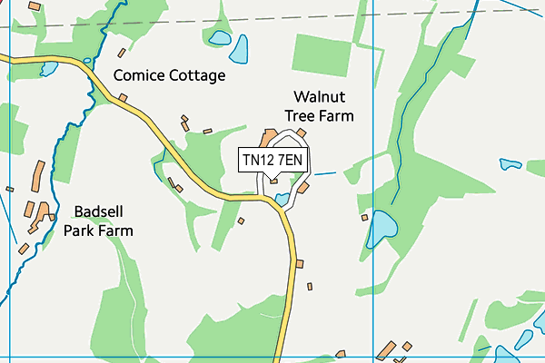 TN12 7EN map - OS VectorMap District (Ordnance Survey)