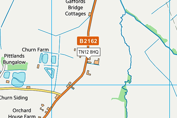 TN12 8HQ map - OS VectorMap District (Ordnance Survey)