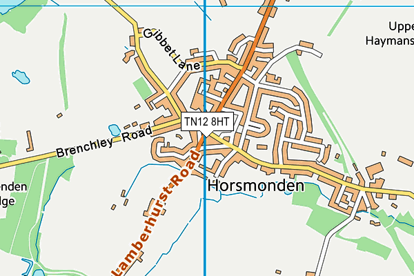 TN12 8HT map - OS VectorMap District (Ordnance Survey)