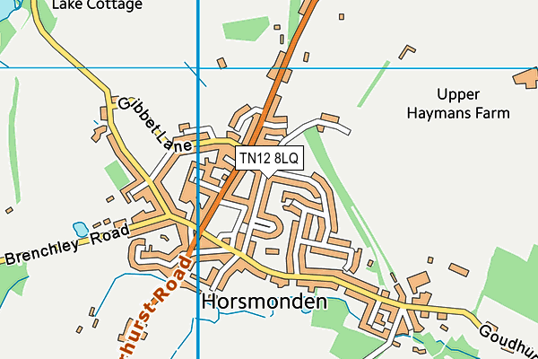 TN12 8LQ map - OS VectorMap District (Ordnance Survey)