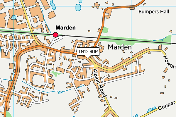 Map of MARDEN BAKERY LIMITED at district scale