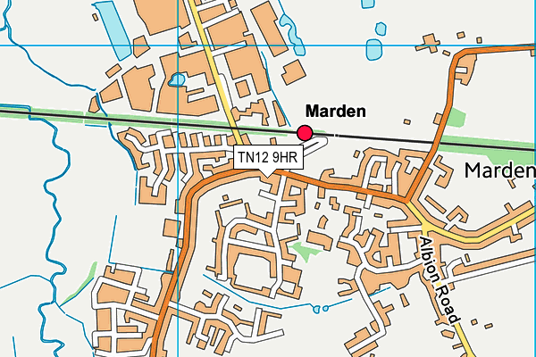 TN12 9HR map - OS VectorMap District (Ordnance Survey)